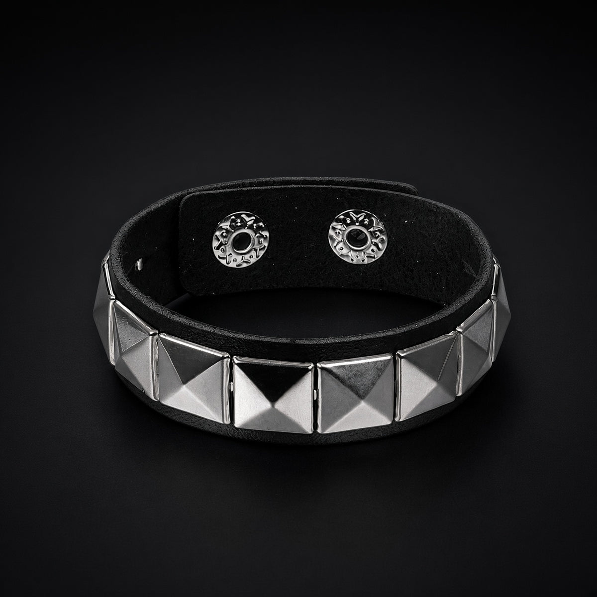 Metal Leather Bracelet
