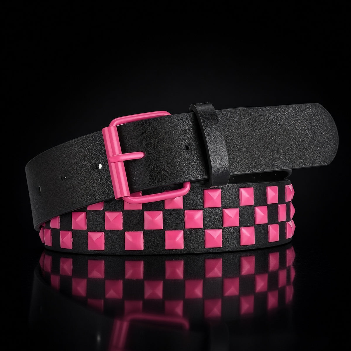 Pink Metalic Belt